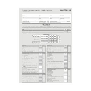 PSV INSPECTION PAD