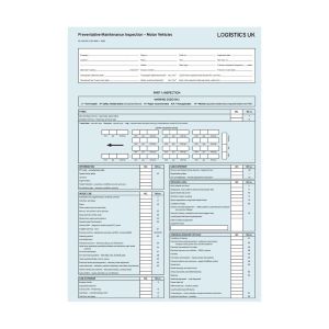 GOODS VEHICLE INSPECTION PAD